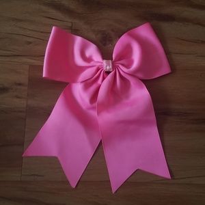 Pink Breast Cancer Cheer Bow